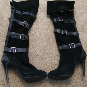 BCB Generation leather high heel boots